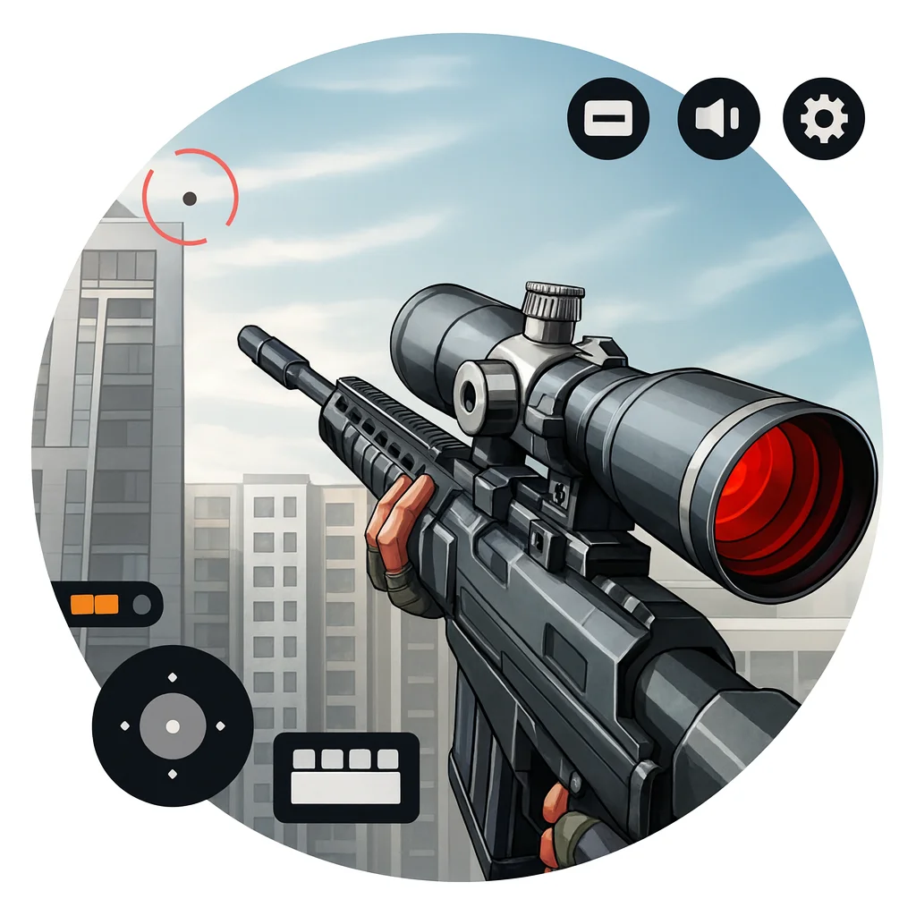 تحميل لعبة Sniper D سنايبر مهكرة 2026 apk القناص اخر إصدار