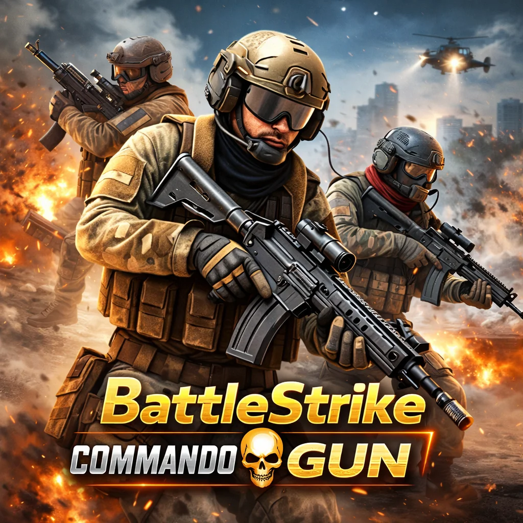 تحميل لعبة BattleStrike Commando Gun مهكرة 2026 احدث اصدار للاندرويد APK