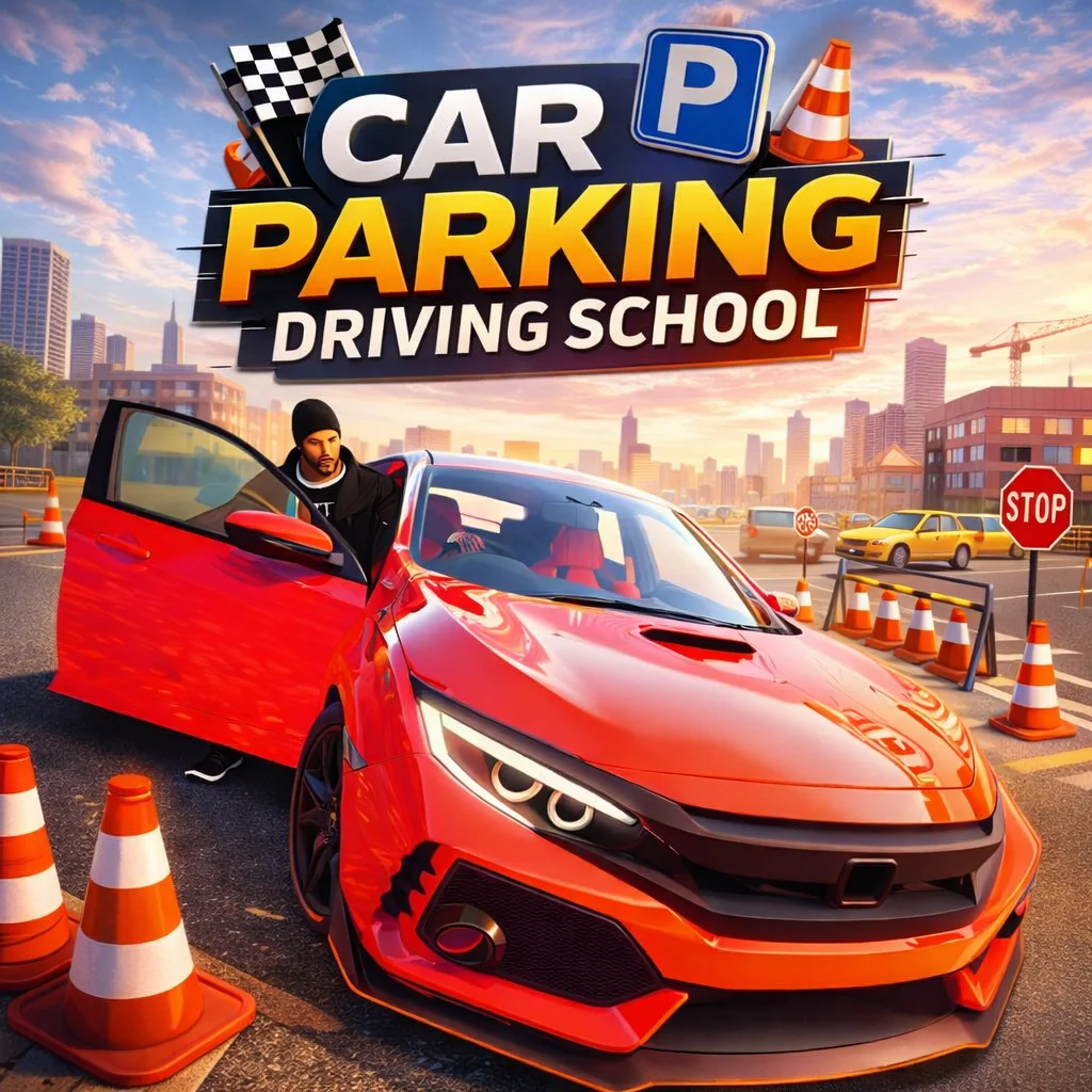 تحميل لعبة Car Parking Driving School مهكرة احدث اصدار للاندرويد APK