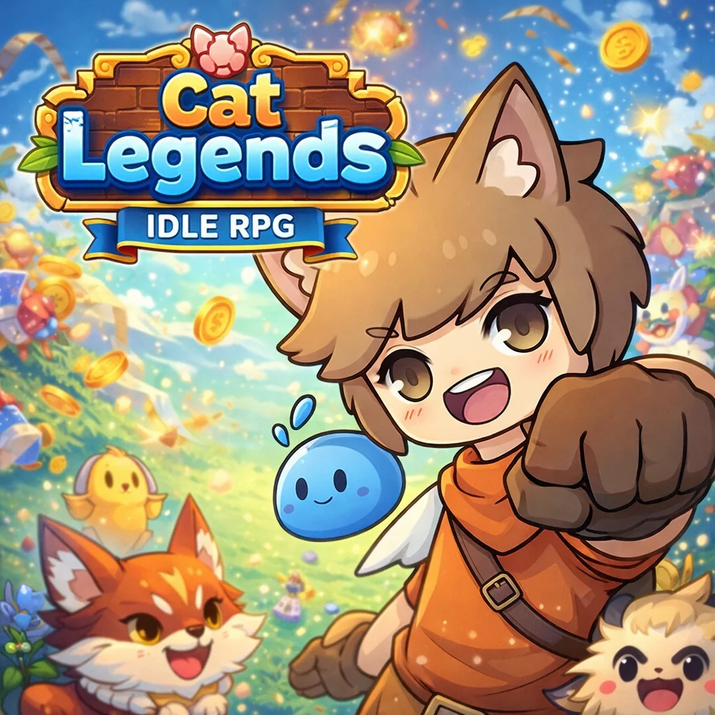 تحميل لعبة Cat Legends: Idle RPG مهكرة احدث اصدار للاندرويد APK