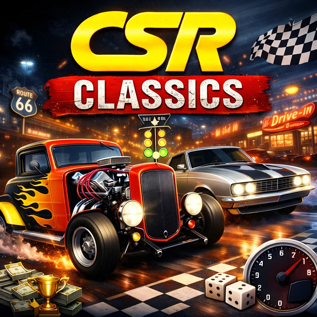 تحميل لعبة CSR Classics مهكرة 2026 احدث اصدار للاندرويد APK