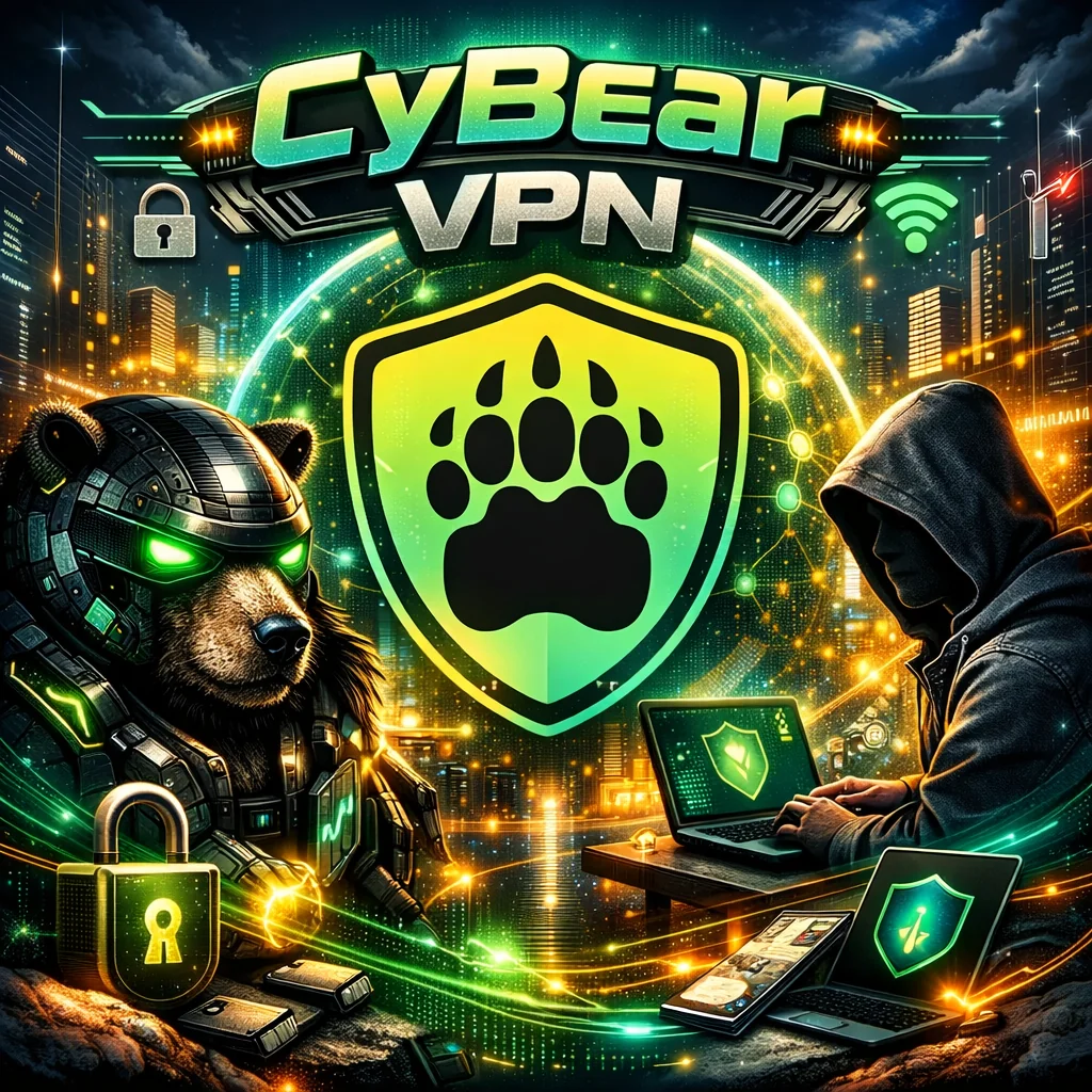 تحميل تطبيق CyBear VPN مهكر 2026 Apk للاندرويد أخر إصدار مجانا