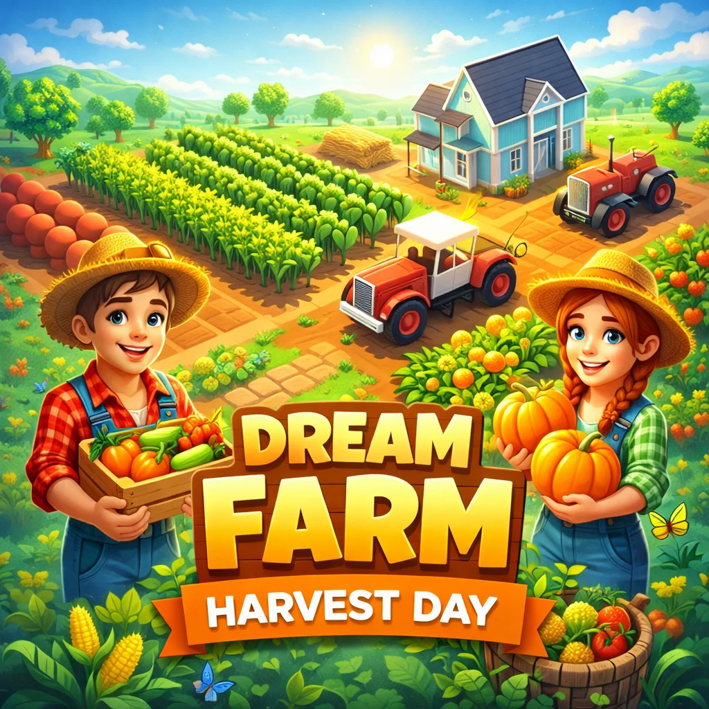 تحميل لعبة Dream Farm: Harvest Day مهكرة احدث اصدار للاندرويد APK