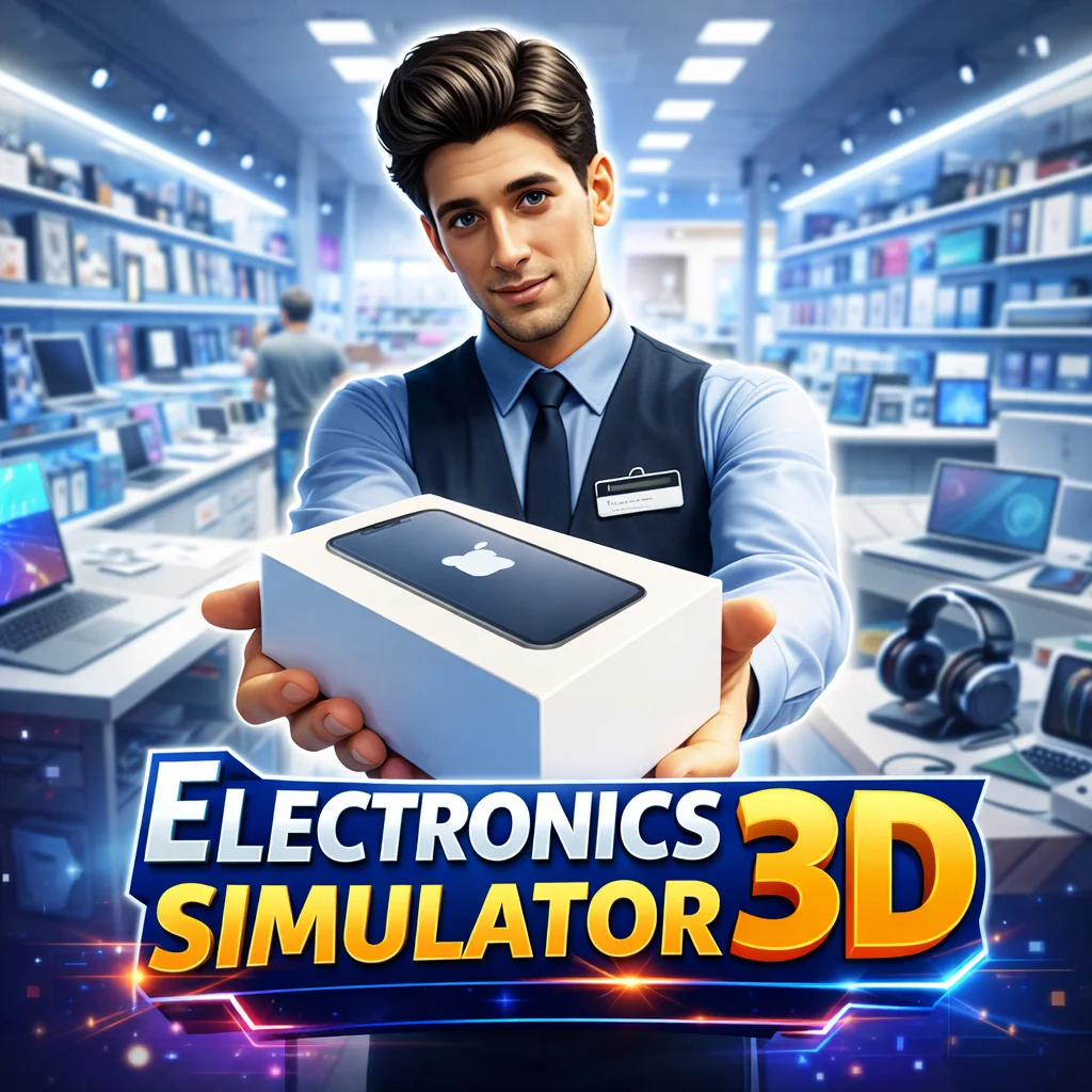 تحميل لعبة Electronics Store Simulator D مهكرة احدث اصدار للاندرويد APK
