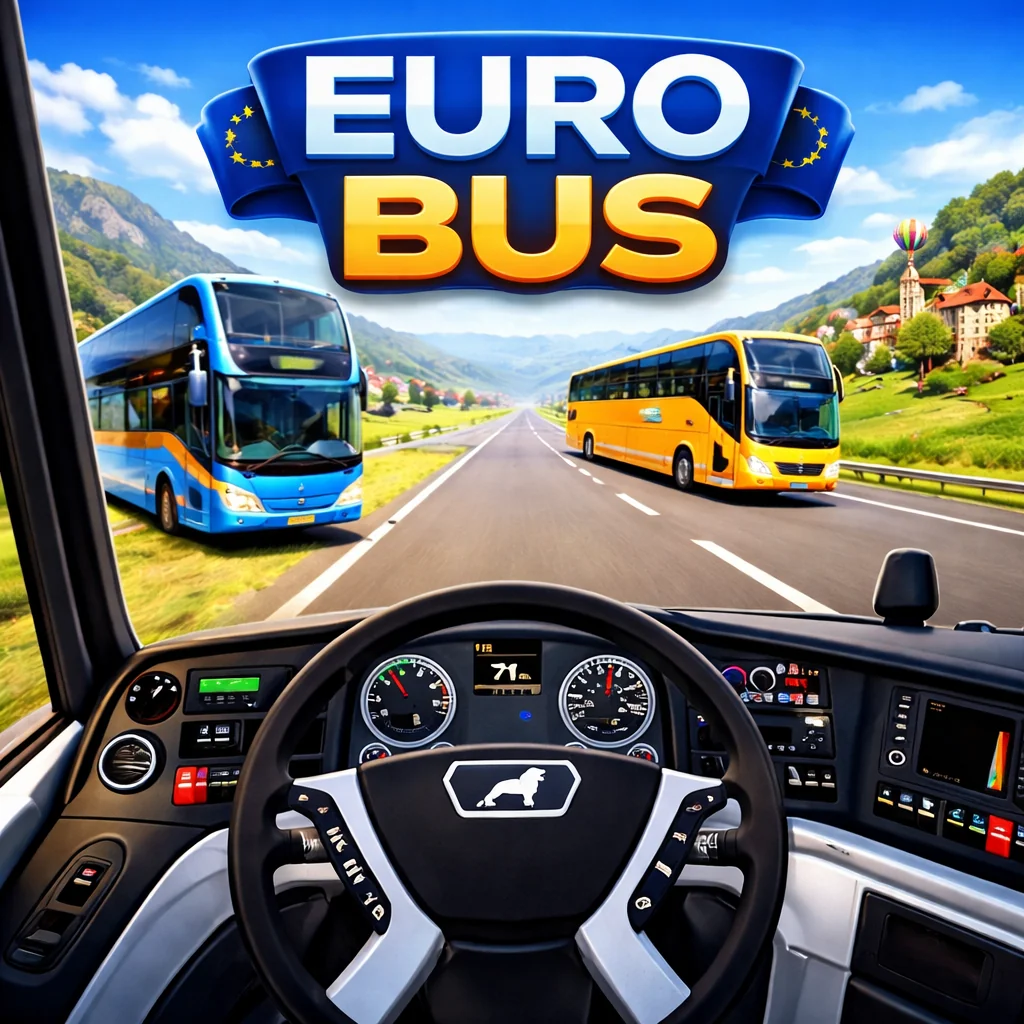 تحميل لعبة Euro Bus Simulator مهكرة احدث اصدار للاندرويد APK