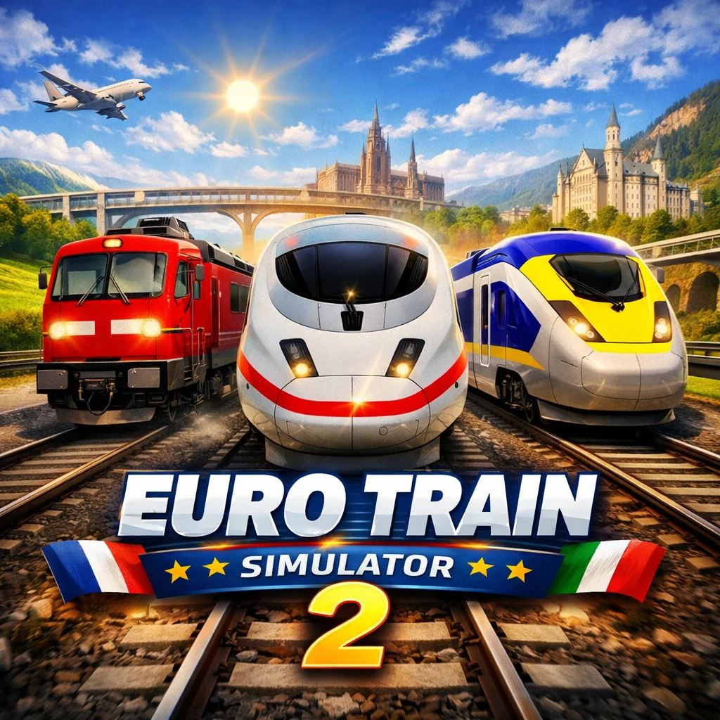 تحميل لعبة Euro Train Simulator مهكرة 2026 احدث اصدار للاندرويد APK