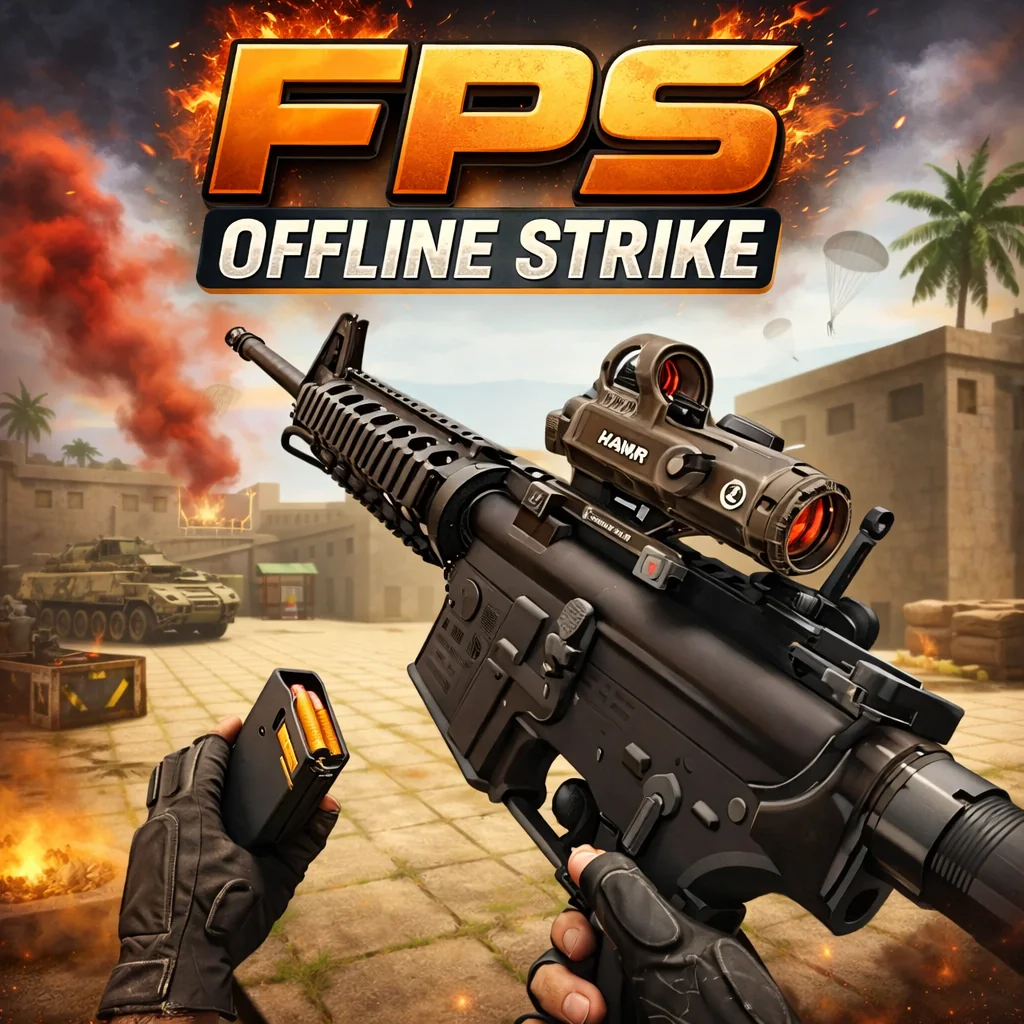 تحميل لعبة FPS Offline Strike مهكرة 2026 احدث اصدار للاندرويد APK