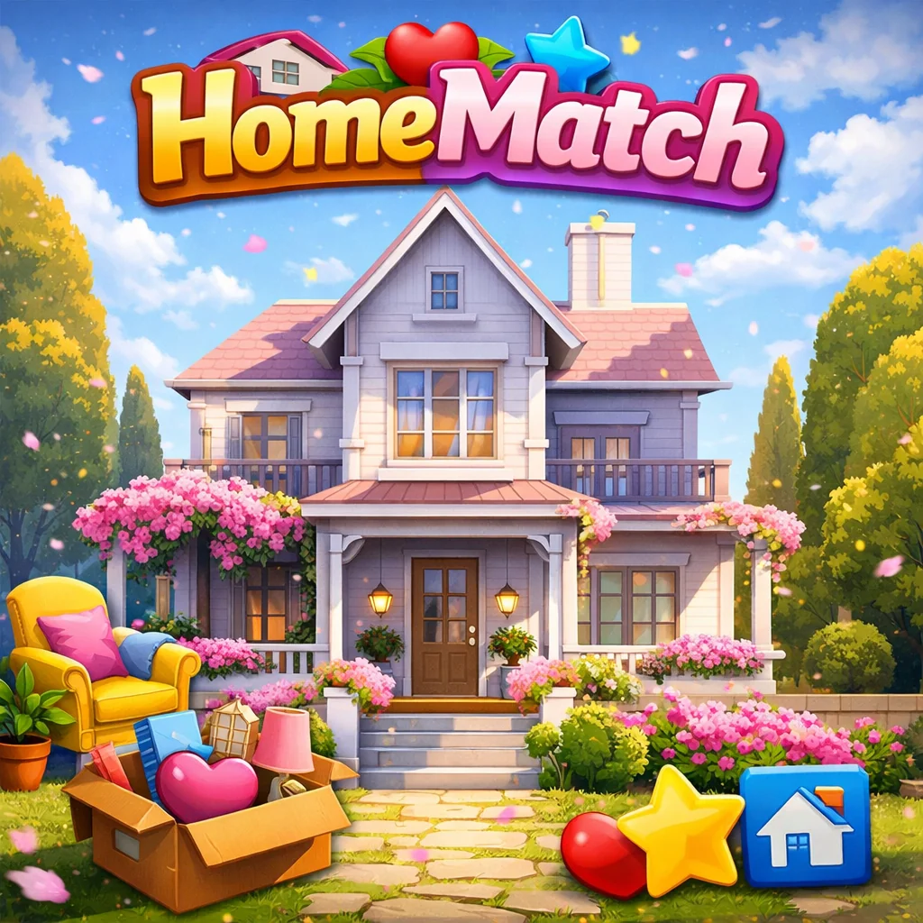 تحميل لعبة Homematch مهكرة 2026 احدث اصدار للاندرويد APK