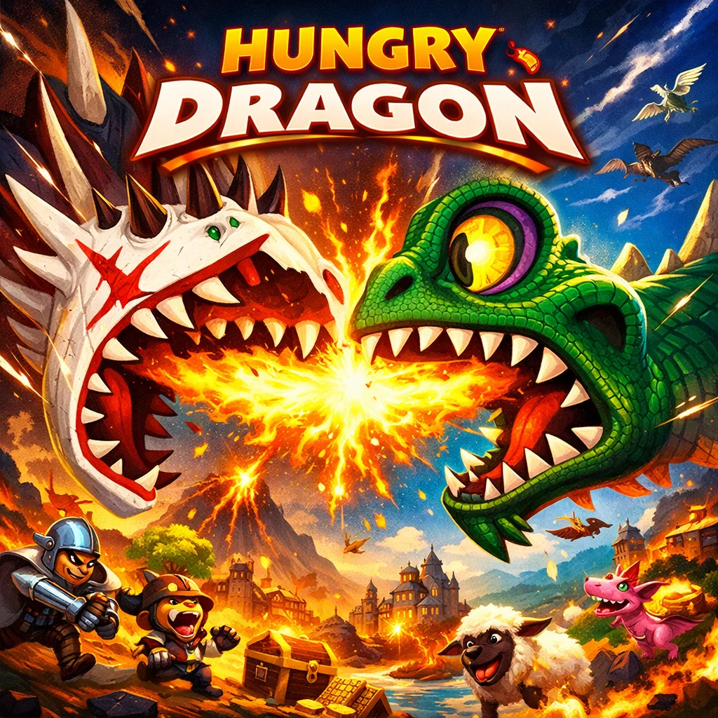 تحميل لعبة Hungry Dragon مهكرة 2026 احدث اصدار للاندرويد APK