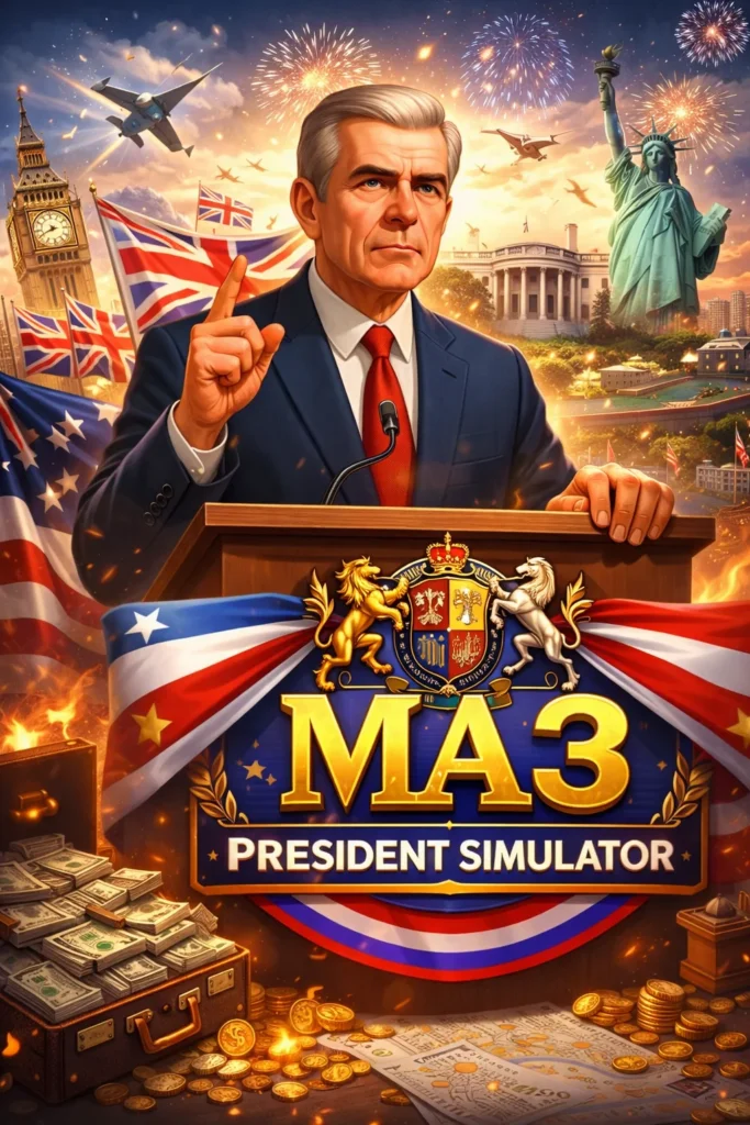 تحميل لعبة MA President Simulator مهكرة 2026 احدث اصدار للاندرويد APK