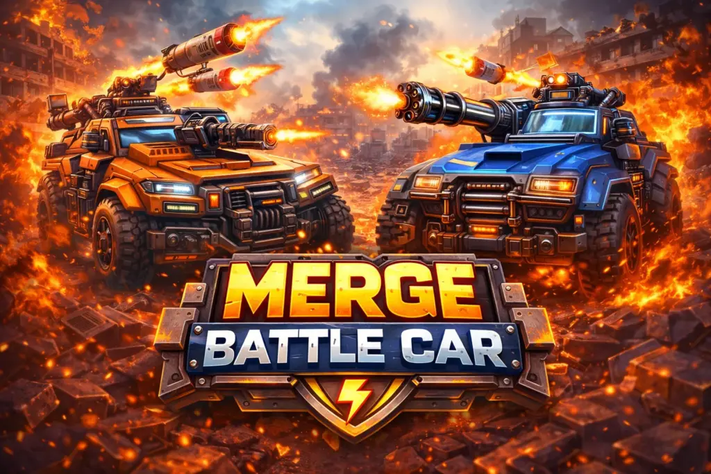 تحميل لعبة Merge Battle Car مهكرة 2026 احدث اصدار للاندرويد APK