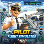 تحميل لعبة Pilot Flight Simulator Offline مهكرة 2026 احدث اصدار…