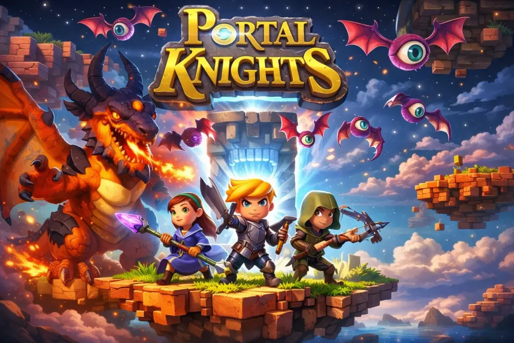 تحميل لعبة Portal Knights مهكرة 2026 احدث اصدار للاندرويد APK