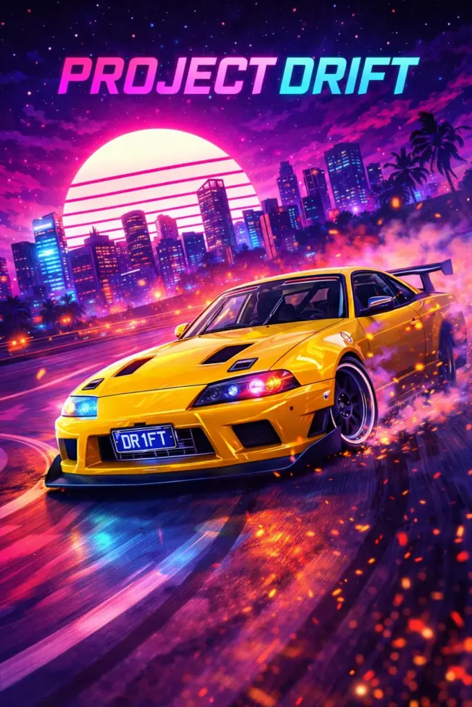 تحميل لعبة Project Drift مهكرة 2026 احدث اصدار للاندرويد APK
