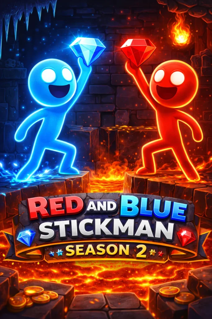 تحميل لعبة Red and Blue Stickman Season مهكرة 2026 احدث اصدار للاندرويد APK