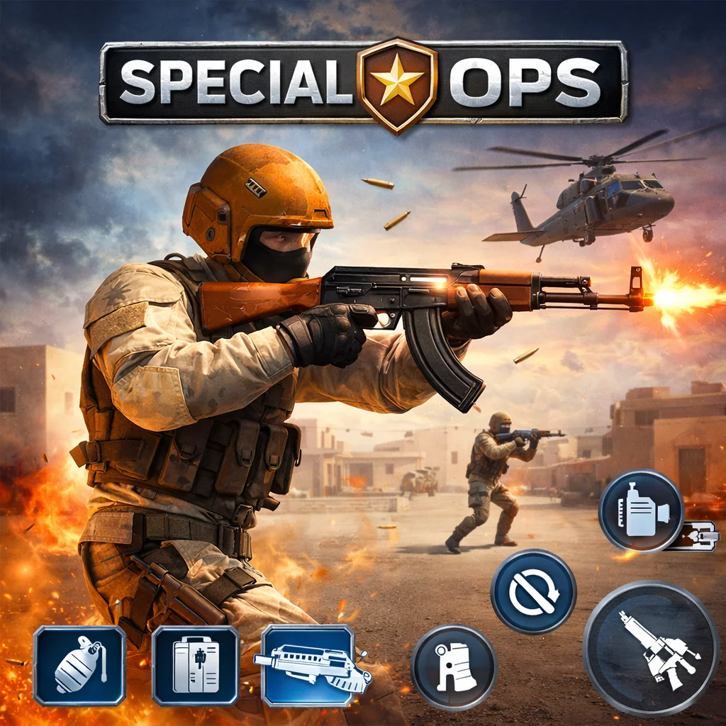 تحميل لعبة Special OPS مهكرة 2026 احدث اصدار للاندرويد APK