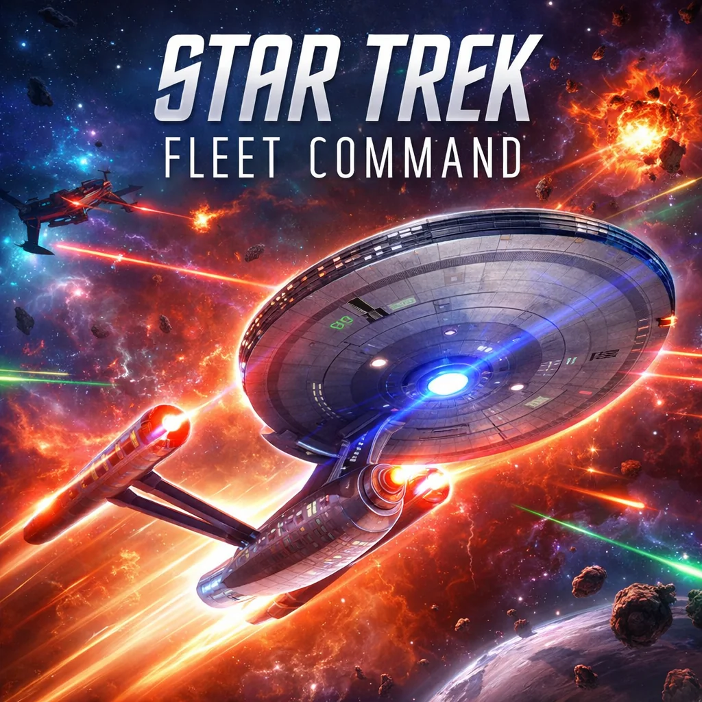 تحميل لعبة Star Trek Fleet Command مهكرة 2026 احدث اصدار للاندرويد APK