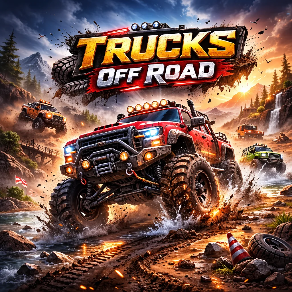 تحميل لعبة Trucks Off Road مهكرة 2026 احدث اصدار للاندرويد APK