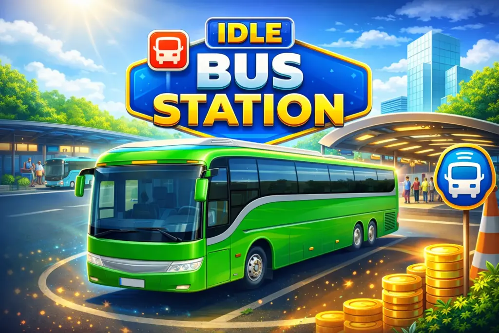 تحميل لعبة Idle Bus Station مهكرة 2026 احدث اصدار للاندرويد APK